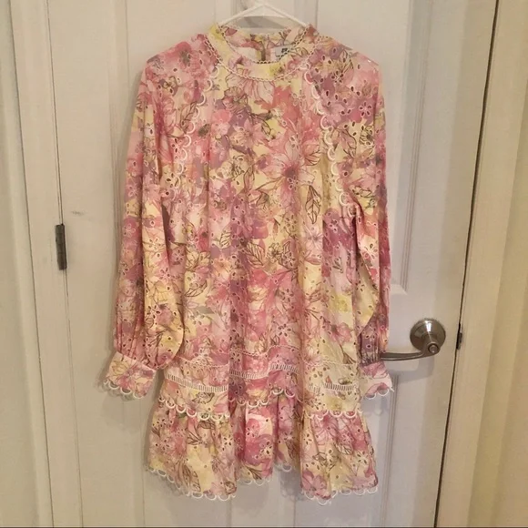 River Island high neck bride tie dress - Picture 7 of 10